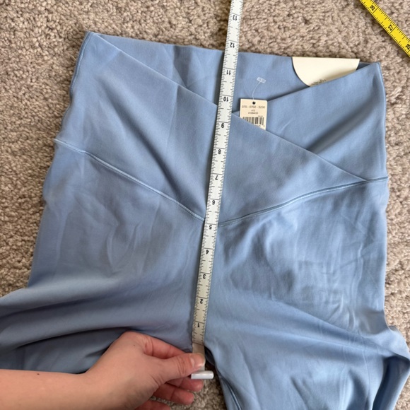 NWT OFFLINE By Aerie Real Me High Waisted Crossover Flare Legging Blue Large - Picture 14 of 15